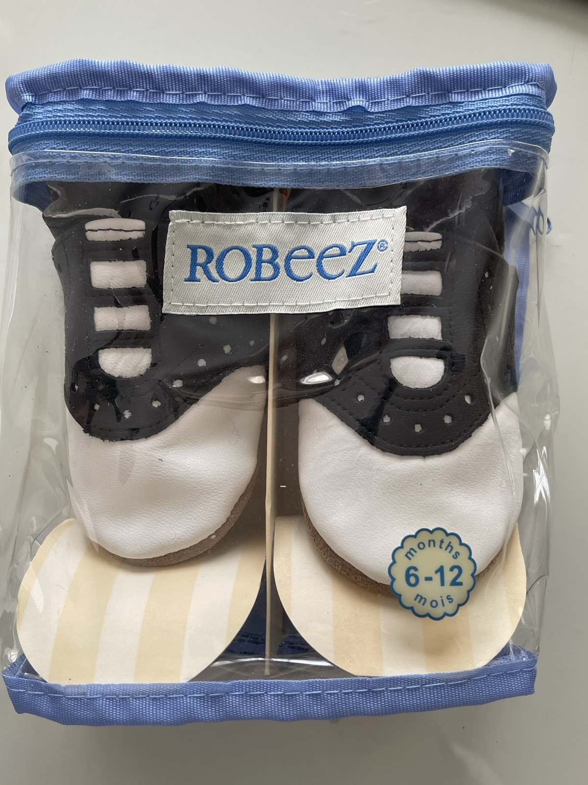 6-12 Months Black & White Saddle New Rare