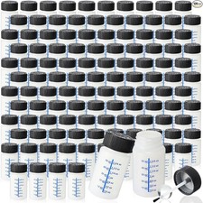 120 Pcs Touch up Paint Bottles with Brush and Lid Empty Touch up Bottle with Mi