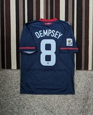 Nike USA US Soccer 2010 Away World Cup Jersey Dempsey #8 USMNT Size Medium