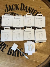 LOT OF 9 GENUINE Apple - USB-C to Headphone Jack Adapter