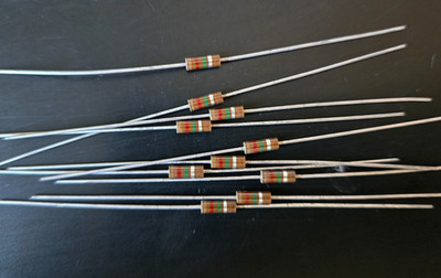 10pcs 1.2 MEG ohm 1/4W 10% Metal Film Precision Axial Resistors ~ NEW ~