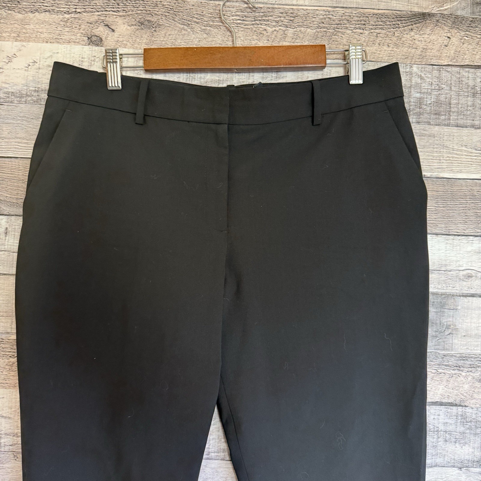 THEORY Treeca 2 Pants Traceable Wool Cropped Tail… - image 2