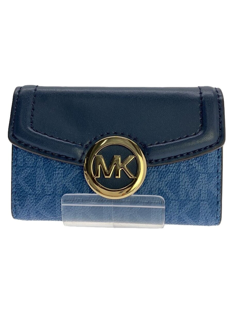 Michael Kors Navy Blue All-Over Key Case for Women
