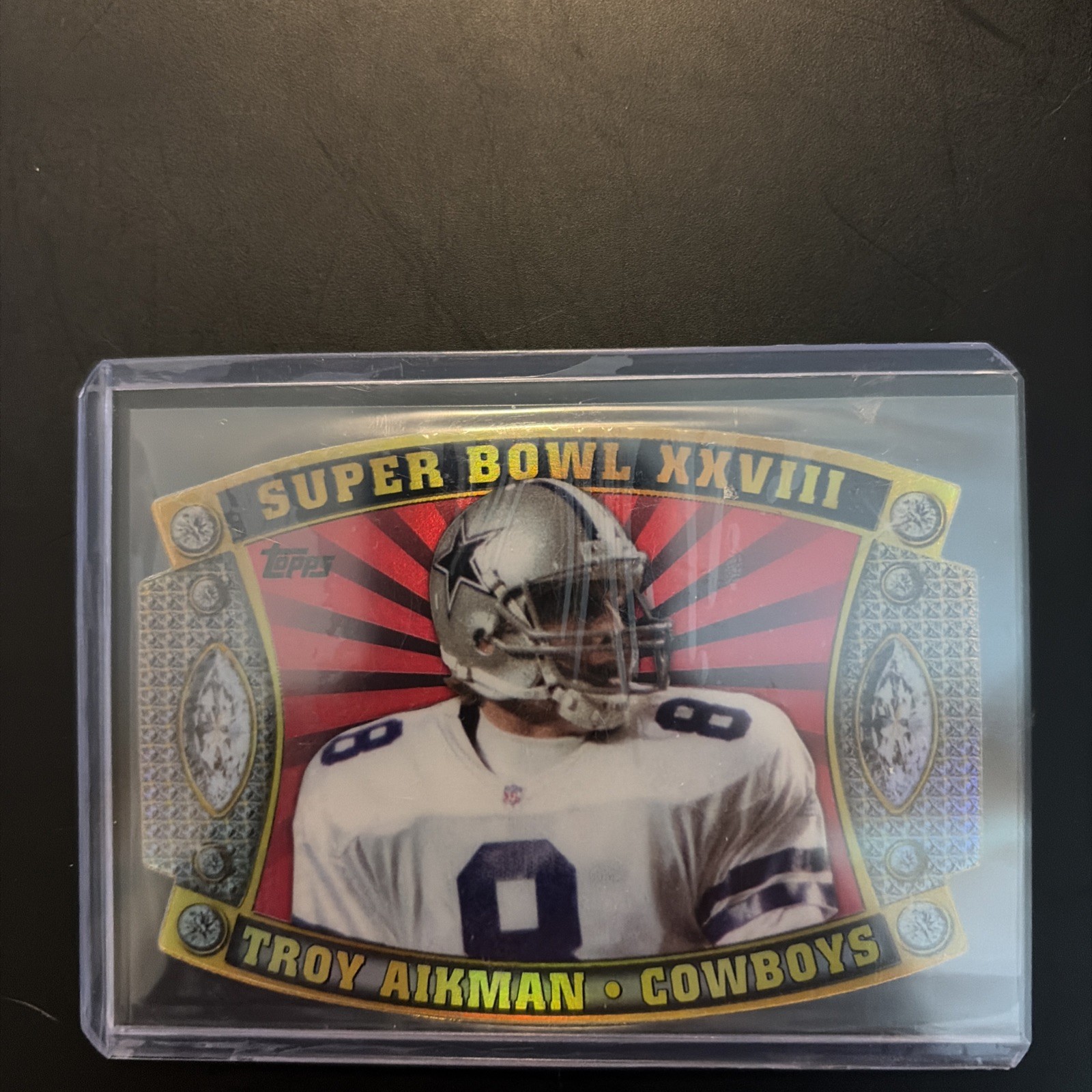 2011 Topps - Super Bowl Giveaway Die-Cut Troy Aikman #SB-56