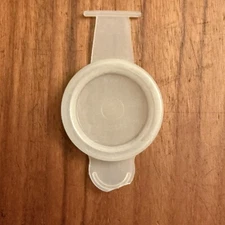 Tuppeware Replacement Flip Cap 510 for Jr Cereal 2 Qt Beverage Container CLEAR