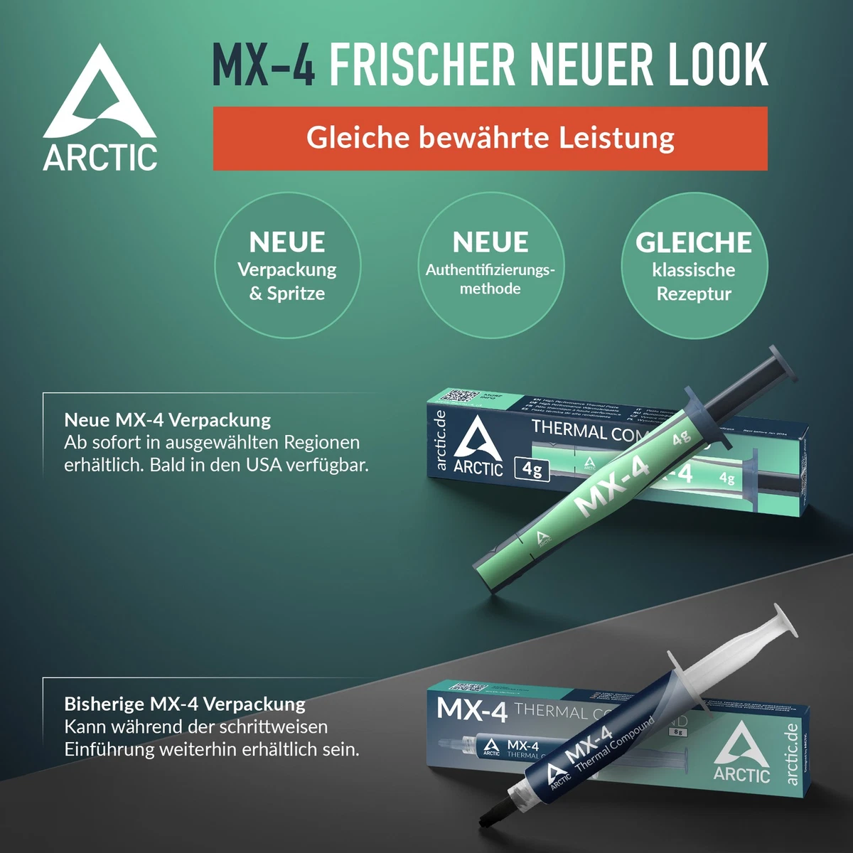 ARCTIC MX-4 (4 g) PREMIUM Performance Wärmeleitpaste CPU GPU PS4  PC B-Ware