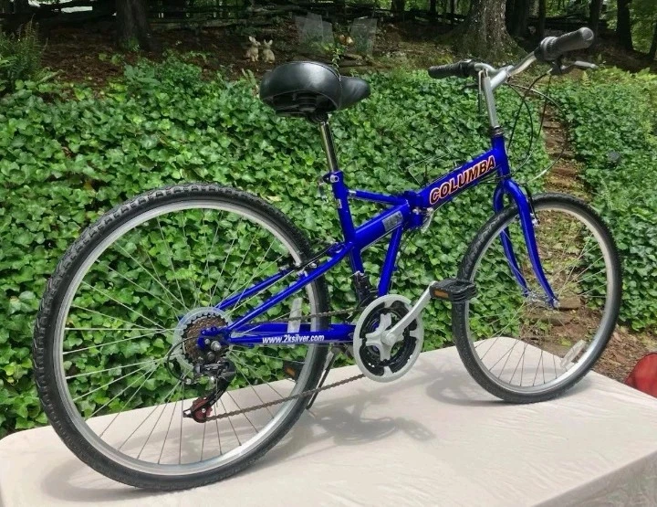 COLUMBA 26" Alloy Folding Bike Shimano 18-speed SP26S Solid Frame - Image 4 of 4