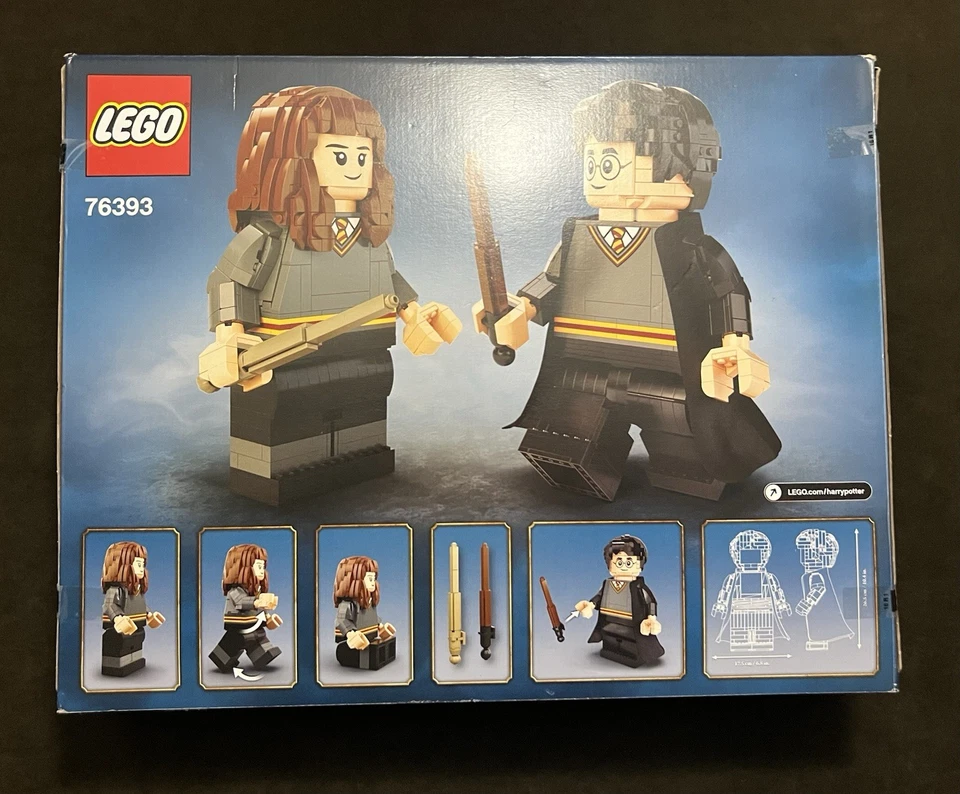 CAJA DAÑADA LEGO Harry Potter y Hermione Granger 76393 Retirado Foto 2 de 4