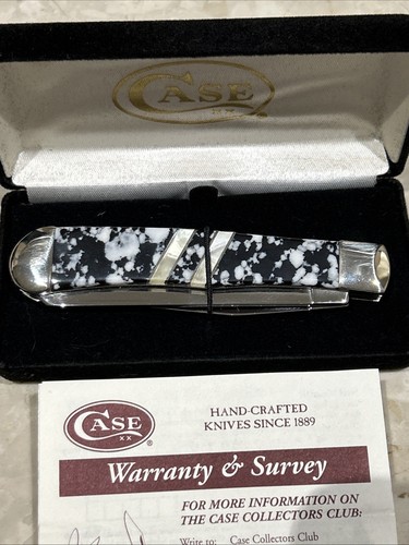 Case XX USA 2006 Stamp EX254 SS Trapper CASE EXOTIC - Jasper & Pearl Handles - Picture 4 of 11