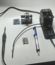 Soldering Iron With Extra Tips And Soldering Wire/With Lots Of  Accessories