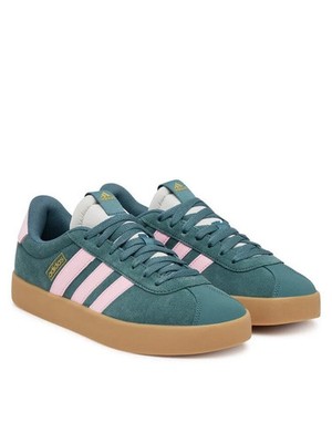 adidas VL Court 3.0 Green Low Top Fashion Sneakers JR0955 NIB
