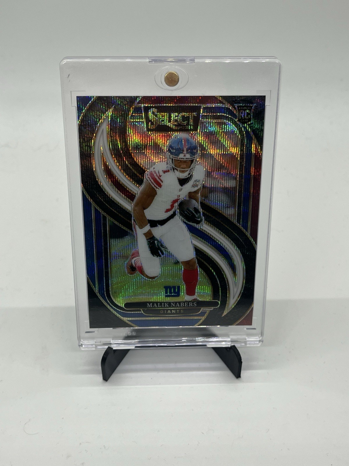 2024 Select - Malik Nabers Tri-Color Prizm Premier Level #/249 ROOKIE!