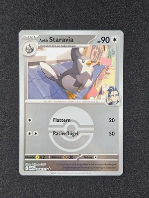 Pokemon - Aokis Staravia - 169/217 - Erhabene Helden - Pokeball Reverse Holo