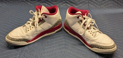 Nike Air Jordan 3 Retro Cardinal Red CT8532-126 Men s Size 14 Basketball Shoes