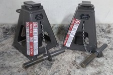 Gray 25tf Stands 2 Pk 25 Ton Load Cap 20 In Max Extended Height Jack Stand