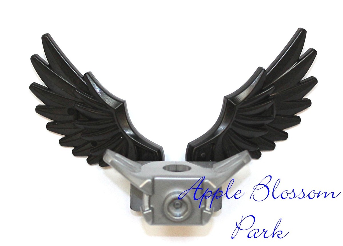 NEW Lego Chima Minifig BLACK WINGS w/Silver Minifigure