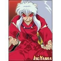 Ata-Boy  INUYASHA MAD 2.5" x 3.5" Magnet for Refrigerators and Lockers