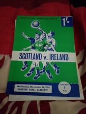 Scotland v Northern Ireland  at Hampden Park 1966 16/11/1966