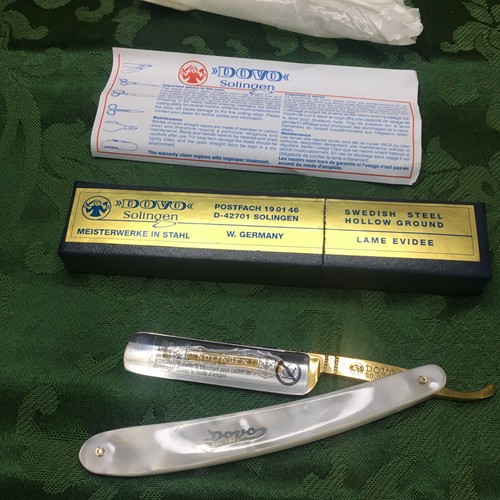 Dovo 98 - Solingen Straight Razor Imitation Pearl Handle W/ Box (NEW??????)