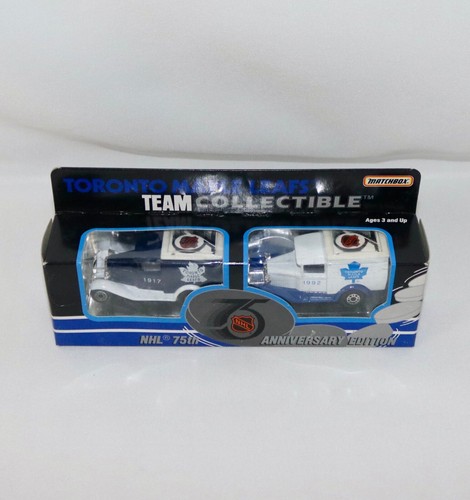 Matchbox ~ Toronto Maple Leafs ~ 75th Anniversary NHL Original Six DieCast 1991 - Bild 5 von 12