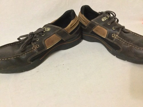 Rockport XCS schwarz Leder Bootsschuh Herren Größe 8M - Bild 5 von 11