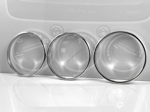 Pour Toyota Avensis T22 00-02 Anneaux en aluminium poli pour le tableau de bord - Picture 4 of 7