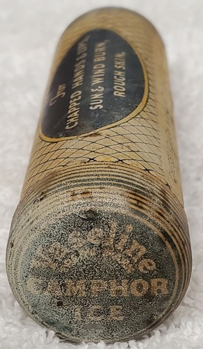 Vintage Vaseline Camphor Ice Tin CHESEBROUGH Manufacturing CO. - Picture 5 of 8