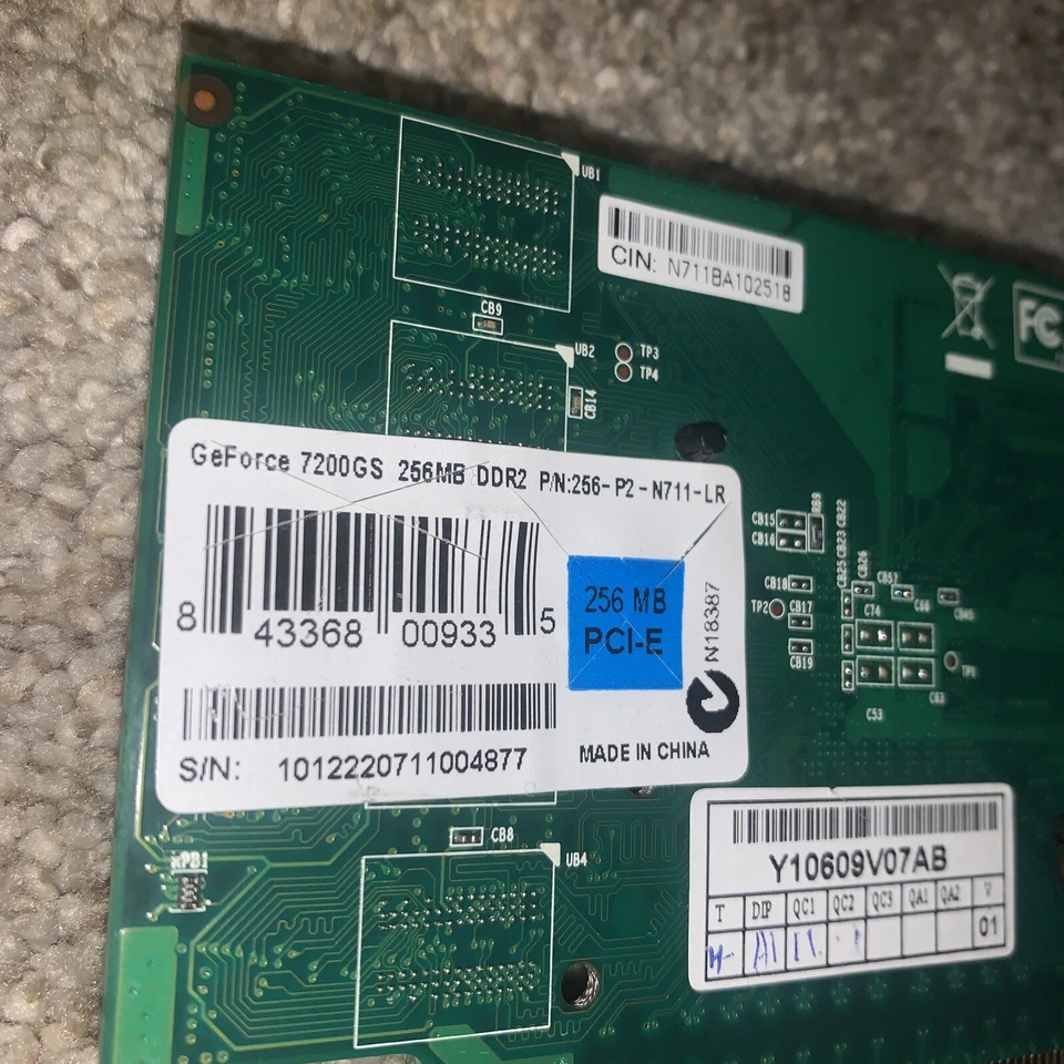 Used GeForce 7200GS 256MB GDDR2 *TESTED* - Image 3 of 4
