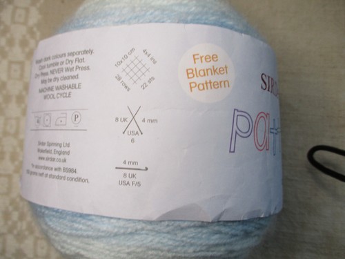 SIRDAR Snuggly Pattercake, blue tones, 150 g, 545 yds, 70% Acrylic / 30% Nylon - Picture 7 of 9