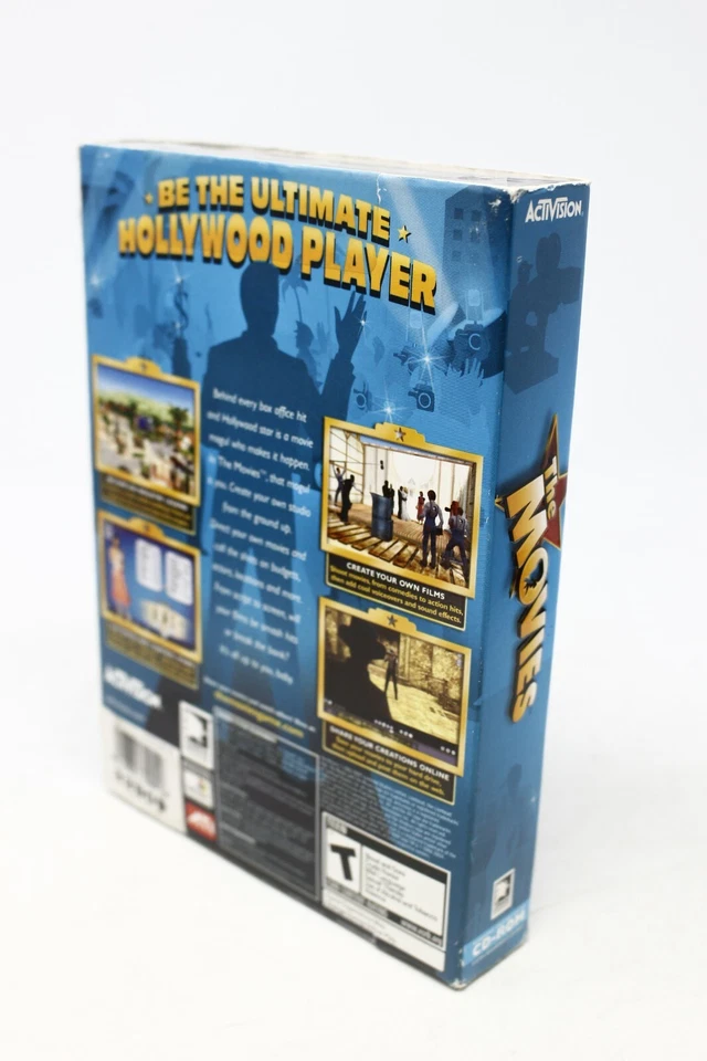 The Movies - PC Activision Lionhead Studios Film Maker Sim w/ Slip Cover - New - Image 2 of 4