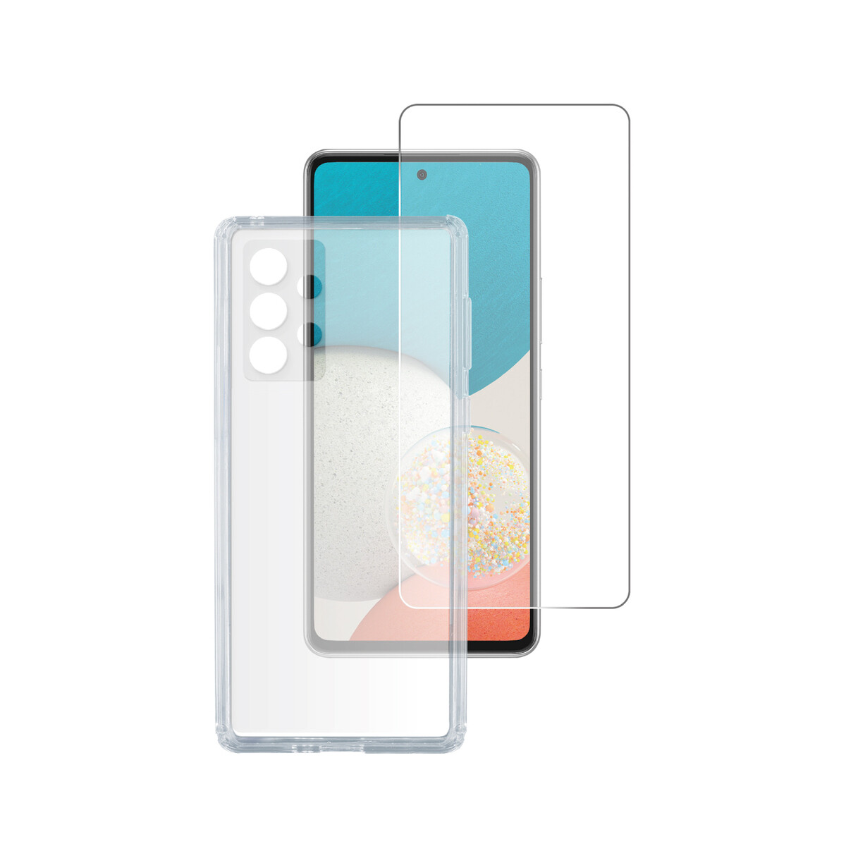 Стартовый набор 4Smarts 360° X-Pro Glas + чехол для Galaxy A54 wie neu