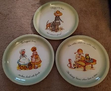 Holly Hobbie ( SET OF 3) 10" Decorative Plates 