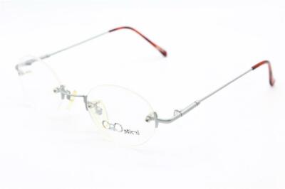 ORA OPTICAL WHISPER MATTE SILVER HAVANA AUTHENTIC FRAMES EYEGLASSES  48-20
