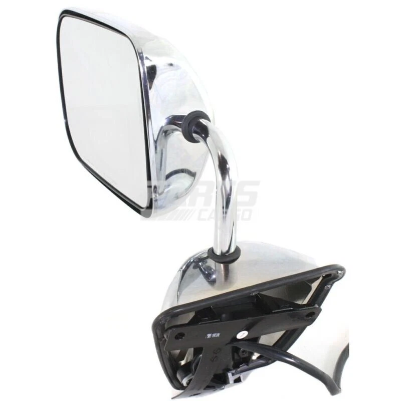 全新 左右门镜 适用于 1988 - 1993 道奇 D150 非加热铬 6 x 9 英寸 — 第 4/4 张图片