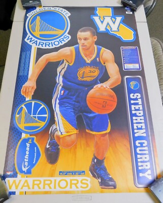 STEPHEN CURRY Fathead Jr Vinyl Wall Decal - 18x32