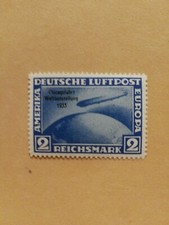 Briefmarken Flugpostmarken Chicagofahrt Weltausstellung 1933 DR REPRODUKTION