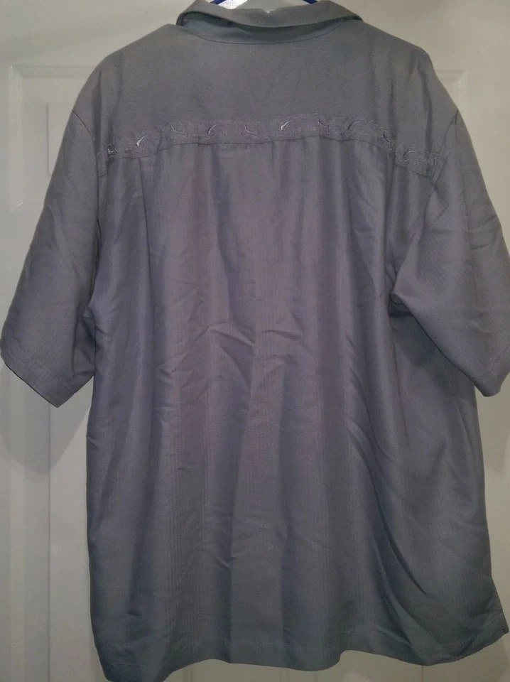 Hook & Tackle Mens Shirt Size L Large Blue - Image 4 of 4