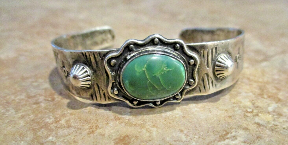 アクセサリー Navajo Vtg Fred Harvey Era Fred Harvey Era Sterling Concho Cuff Bracelet Navajo 925