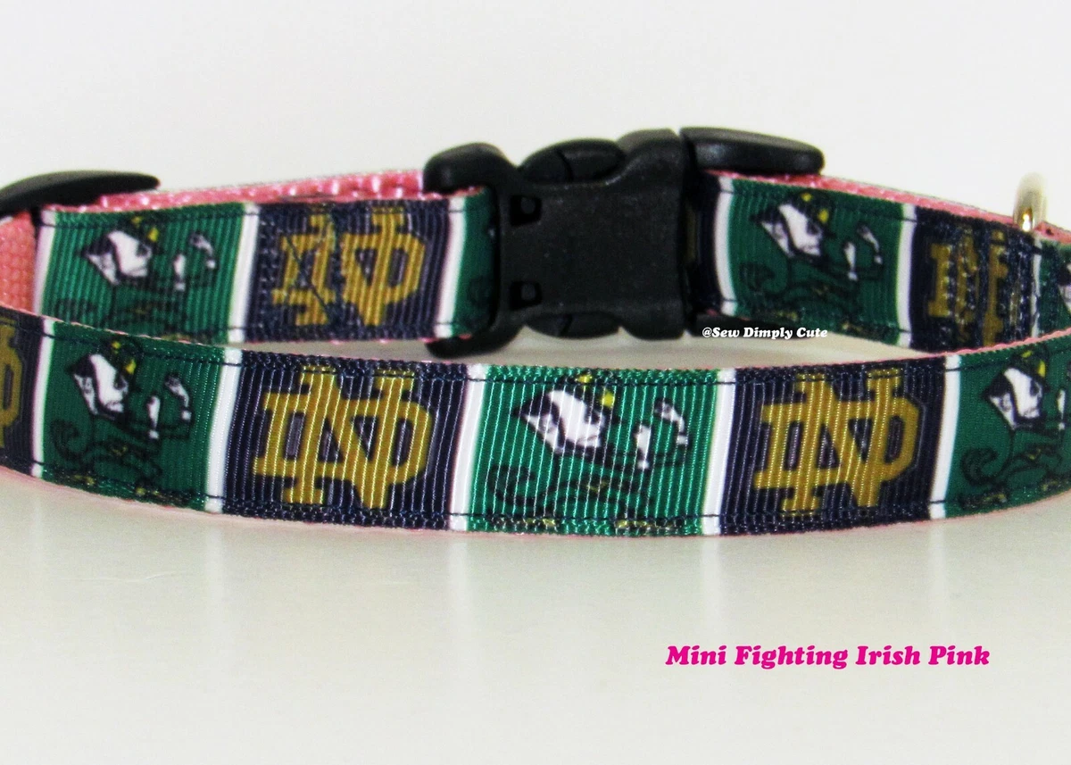 Pink notre dame dog clearance collar
