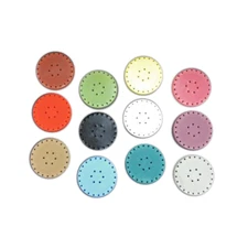 Plasdent 400BLS-4 Large Round Bur Block Magnetic 28 Burs Capacity Neon Green