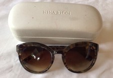 Nina Ricci Sunglasses NR3729 51/21, 135 Tortoise Shell Great Condition Pre Owned