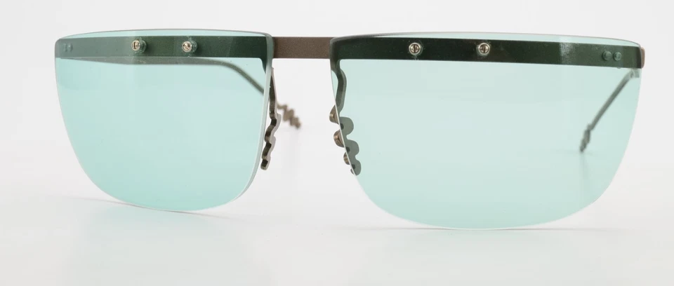 THEO Belgium Sonnenbrille Tita II A 6 Light Minze Vintage Metal Rimless Balken - Bild 3 von 4