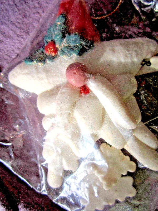 4.5" SANTA STAR Ornament Roman Inc. Christmas Trim a Tree Holiday Decor