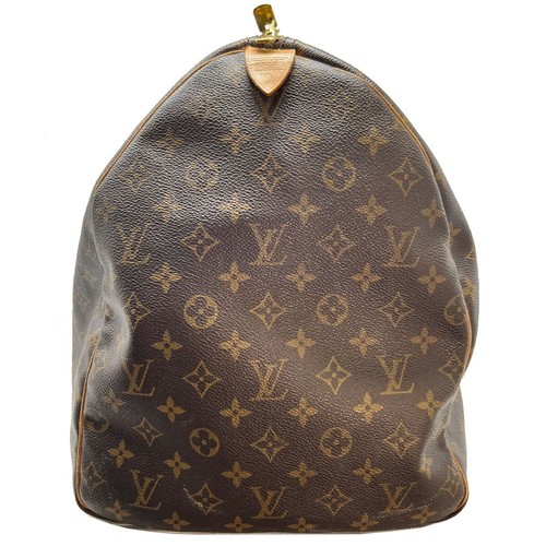 Louis Vuitton Keepall 55 Monogram Canvas Leather Duffel Bag - Picture 3 of 12