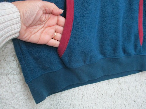 Hollister Sweater Medium Adult Blue Pullover Hoodie Pockets Fleece Casual Mens M - Picture 5 of 11