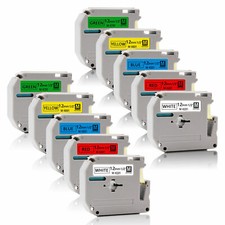 3-9PK M-K221 MK-221 Compatible Brother P-Touch 9mm Label Tape White PT-65 PT-85