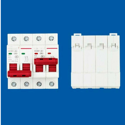 1PC 2P-63A MTS Dual Power Breaker MCB 50HZ/60HZ Manual Transfer Switch Circuit - Picture 6 of 7