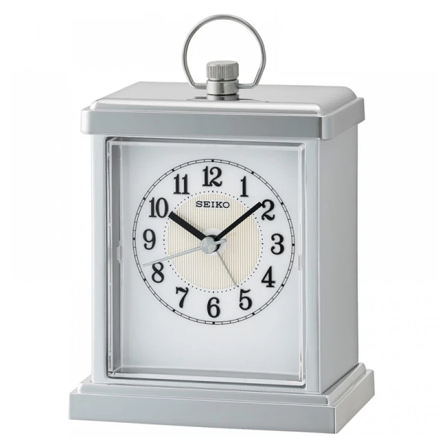 Silver Mantel Clocks