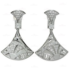 BVLGARI Earrings Diva's Dream Diamond 18k White Gold
