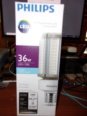 Philips 36W LED replacement bulb for HPS/HID 5400 Lumens EX39 Base